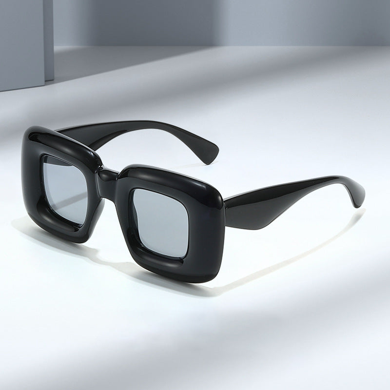 Venta al por mayor Y2K Square Large Frame PC Gafas de sol para mujer